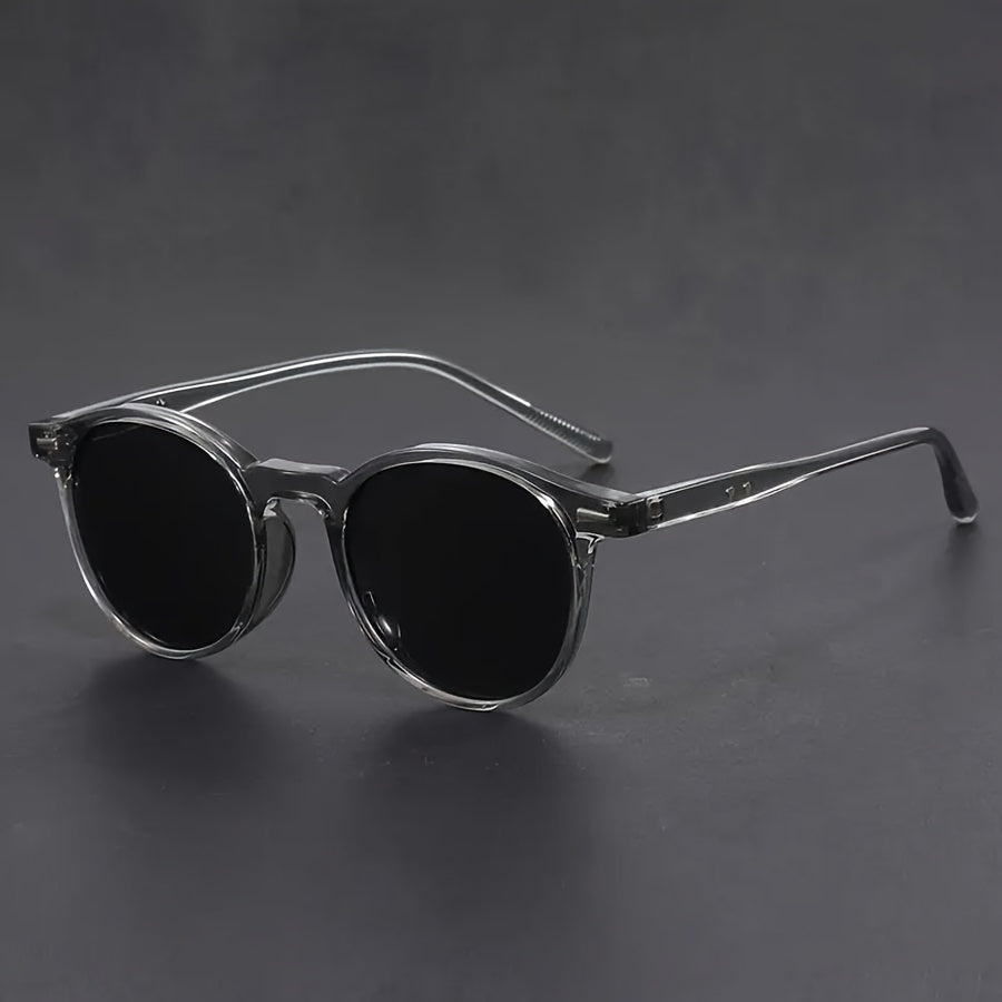 Millie | Stylish Round Frame Clear Sunglasses For Men