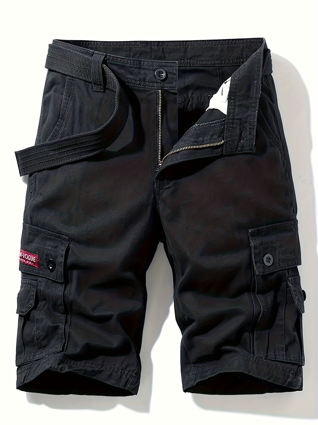 Nina | Stylish Multi-Pocket Cargo Shorts With Belt