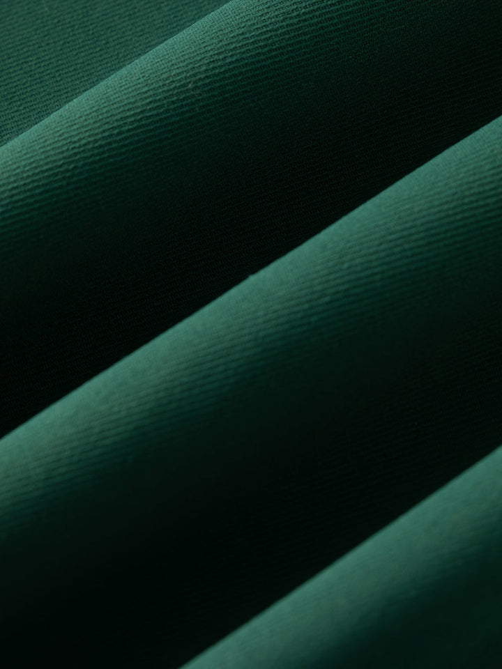 Tilly | Stylish Green Track Jacket With Striped Sleeves