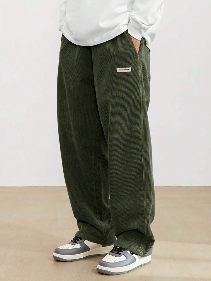 Molly | Stylish Wide Leg Corduroy Trousers Men's Relaxed Fit