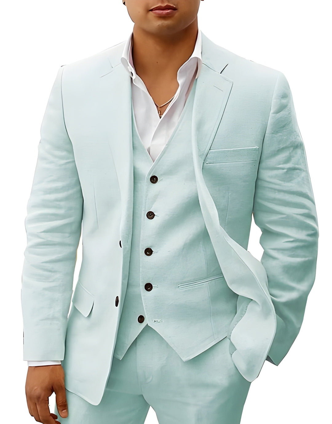 Tillie | Elegant Three-Piece Linen Suit Set