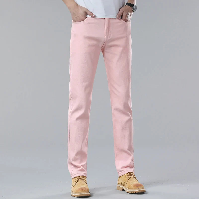 Tillie | Stylish Men's Pink Casual Pants Perfect Fit