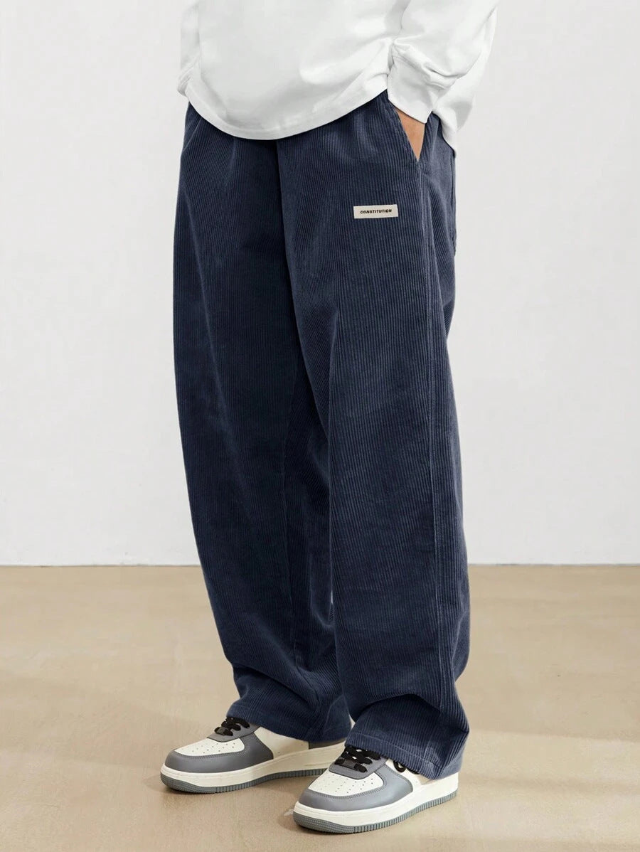 Molly | Stylish Wide Leg Corduroy Trousers Men's Relaxed Fit