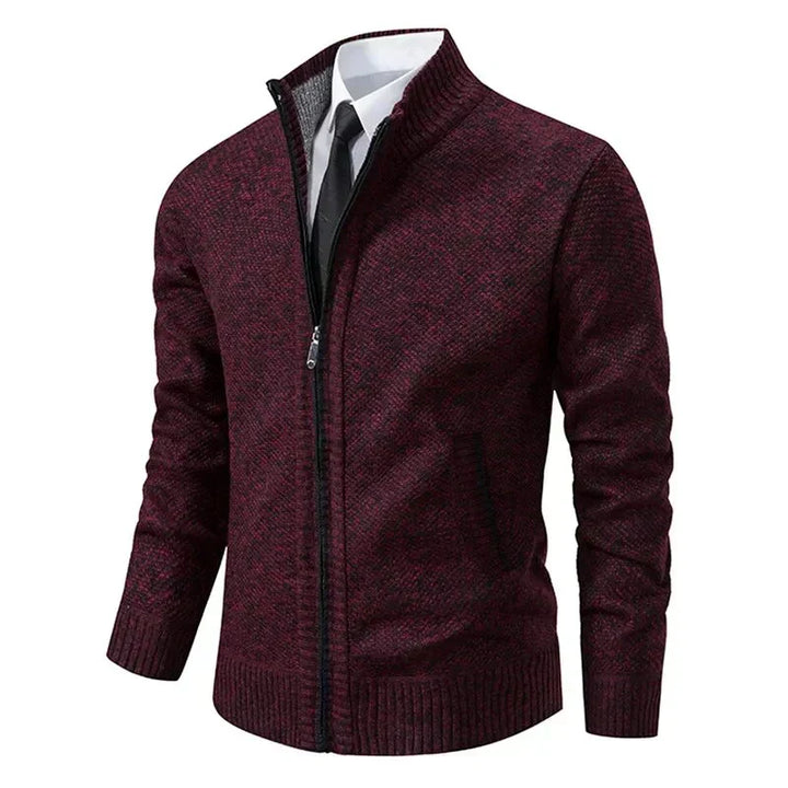 Tilly | Stylish Zip-Up Knit Cardigan For Smart Casual Comfort