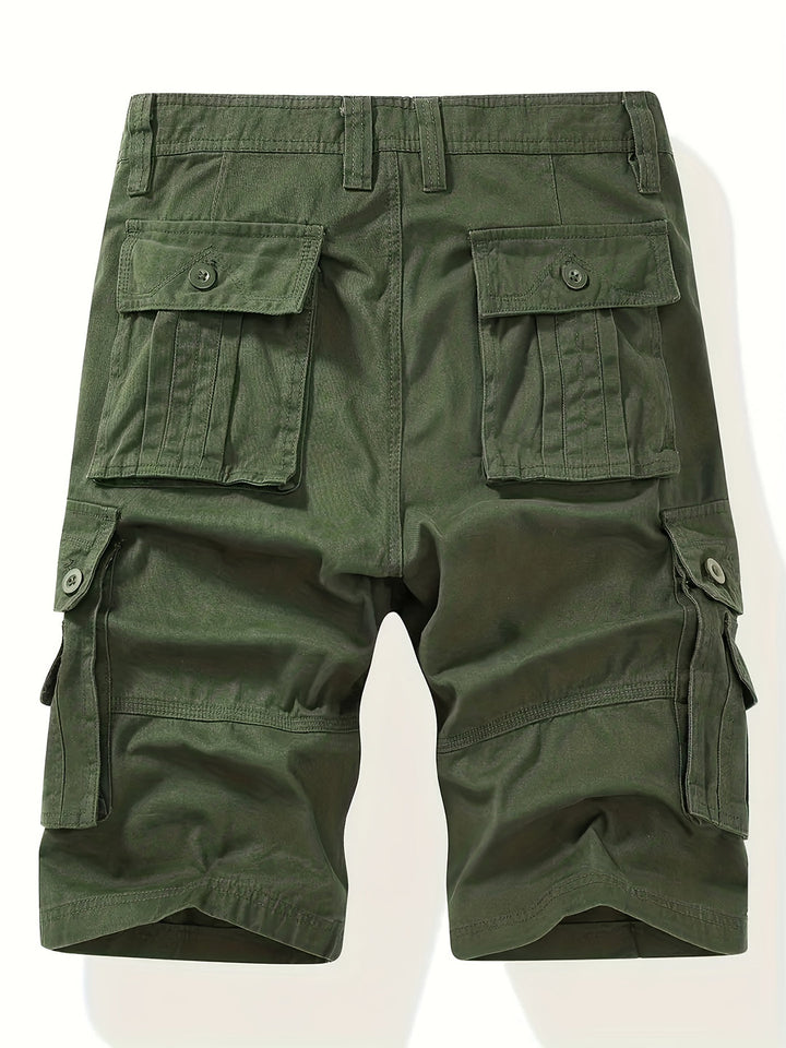 Nina | Stylish Multi-Pocket Cargo Shorts With Belt