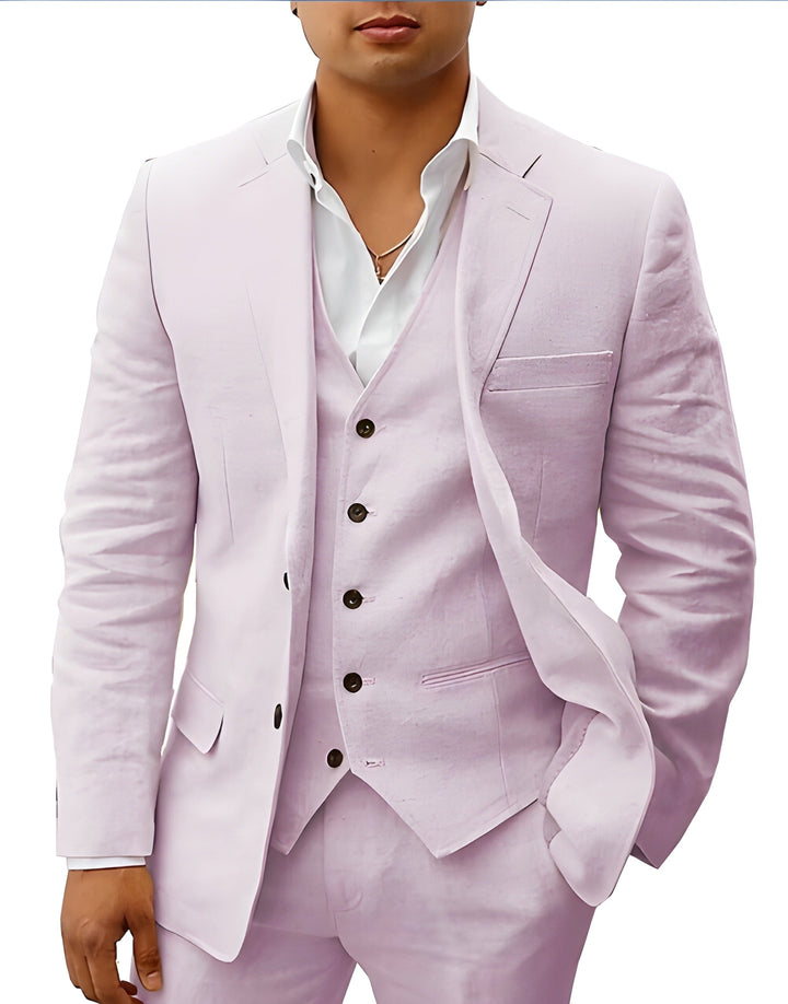 Tillie | Elegant Three-Piece Linen Suit Set