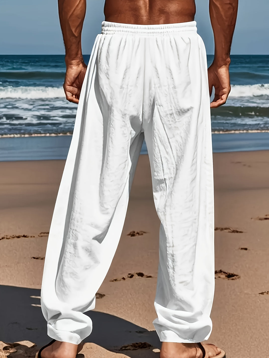 Tillie | Effortless Drawstring Linen Beach Pants Men