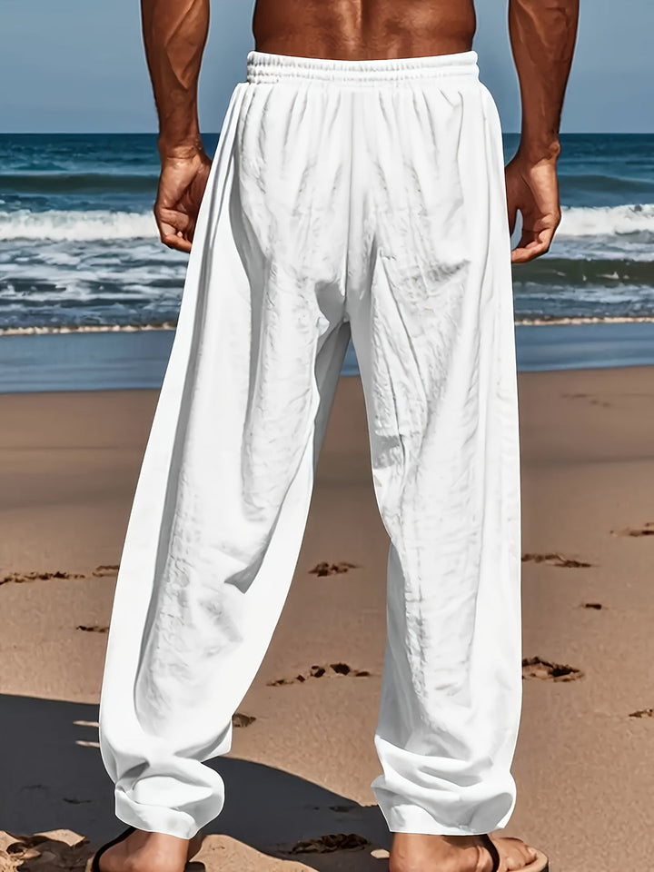 Tillie | Effortless Drawstring Linen Beach Pants Men