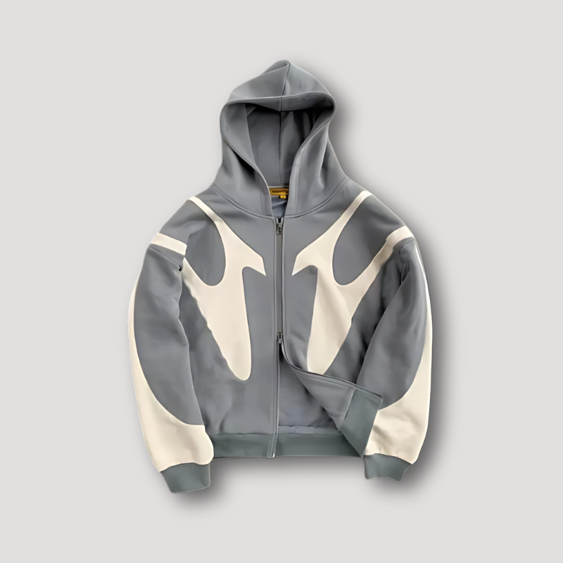 Sienna | Sleek Urban Streetwear Zip-Up Hoodie With Hood