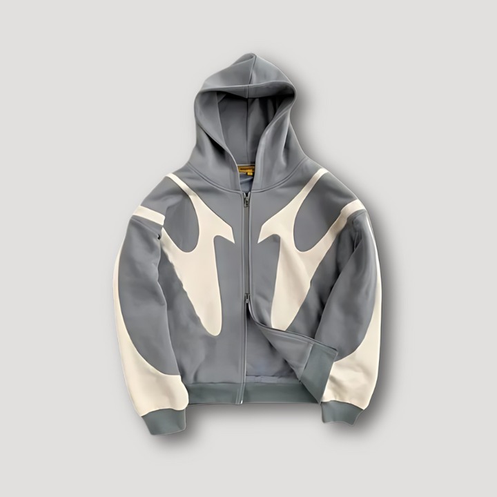 Sienna | Sleek Urban Streetwear Zip-Up Hoodie With Hood