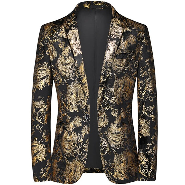 Eliza | Elegant Paisley Print Slim Fit Blazer Men