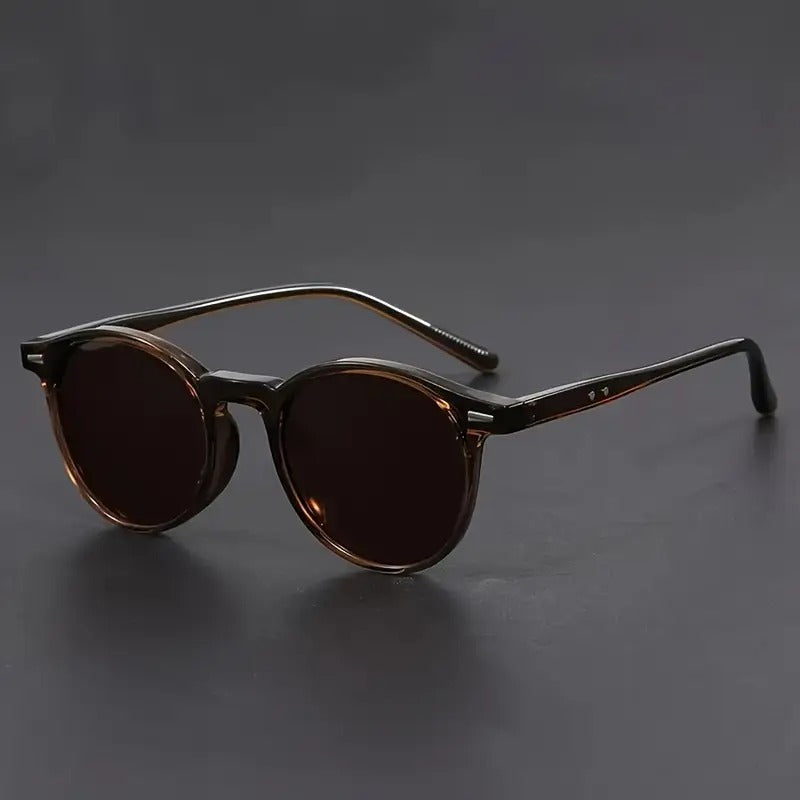 Millie | Stylish Round Frame Clear Sunglasses For Men