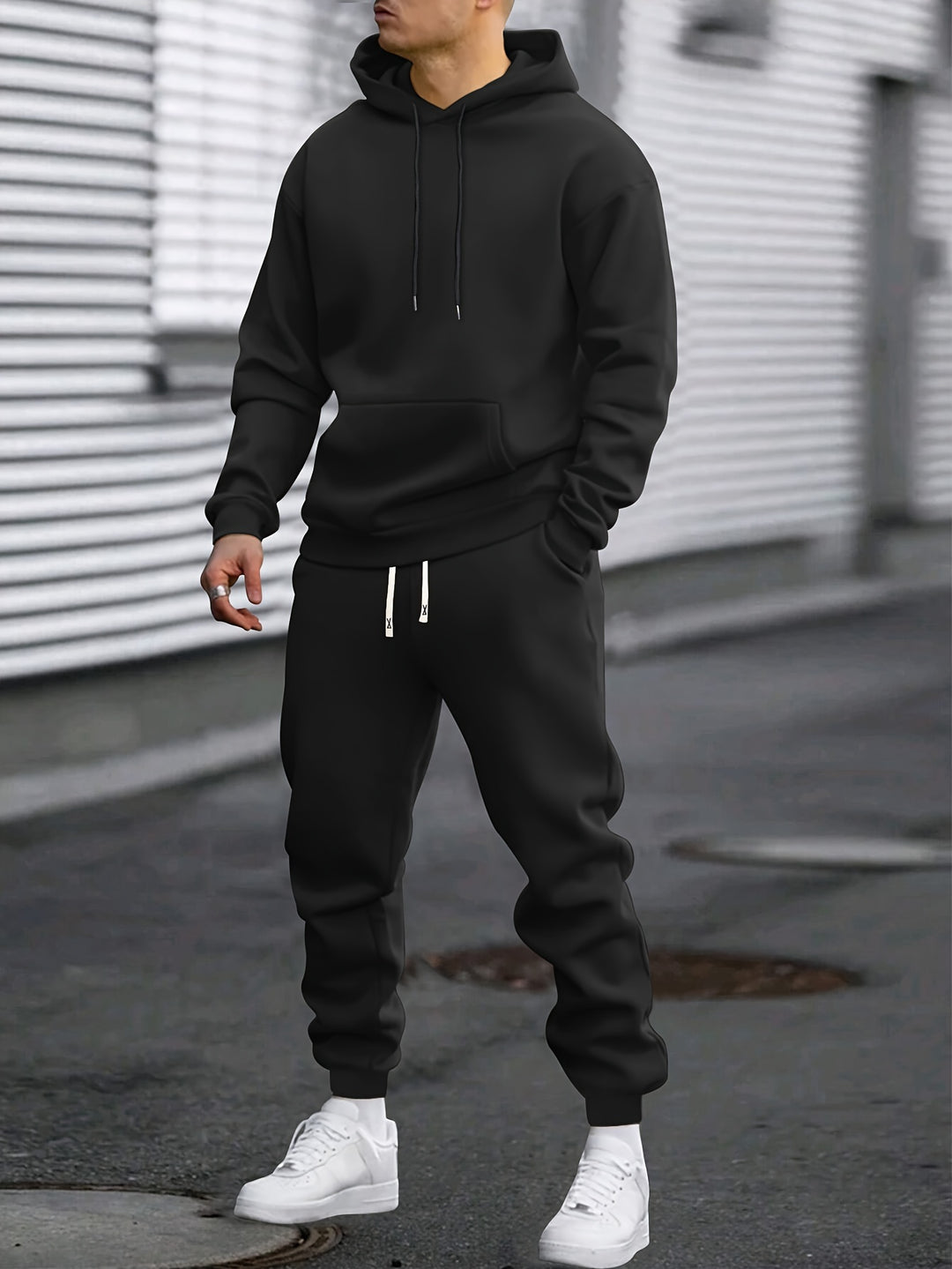 Tillie | Stylish Hooded Tracksuit Set With Drawstring Joggers