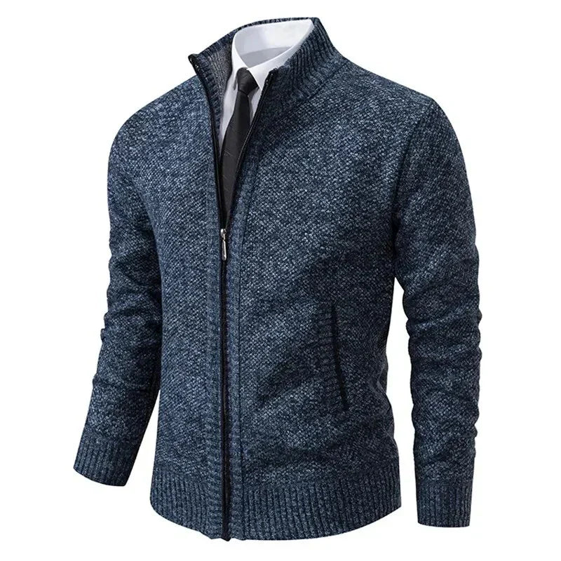 Tilly | Stylish Zip-Up Knit Cardigan For Smart Casual Comfort