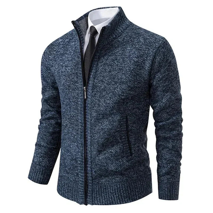 Tilly | Stylish Zip-Up Knit Cardigan For Smart Casual Comfort
