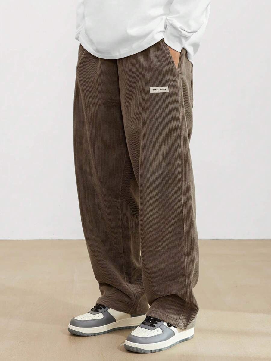 Molly | Stylish Wide Leg Corduroy Trousers Men's Relaxed Fit