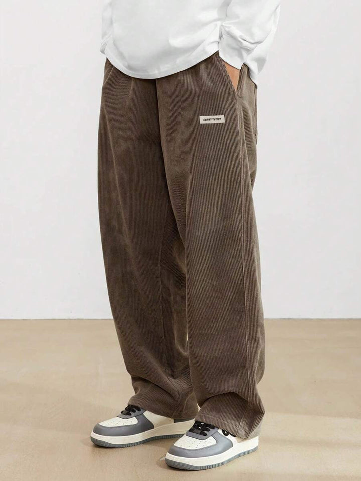 Molly | Stylish Wide Leg Corduroy Trousers Men's Relaxed Fit