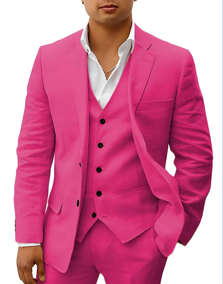 Tillie | Elegant Three-Piece Linen Suit Set