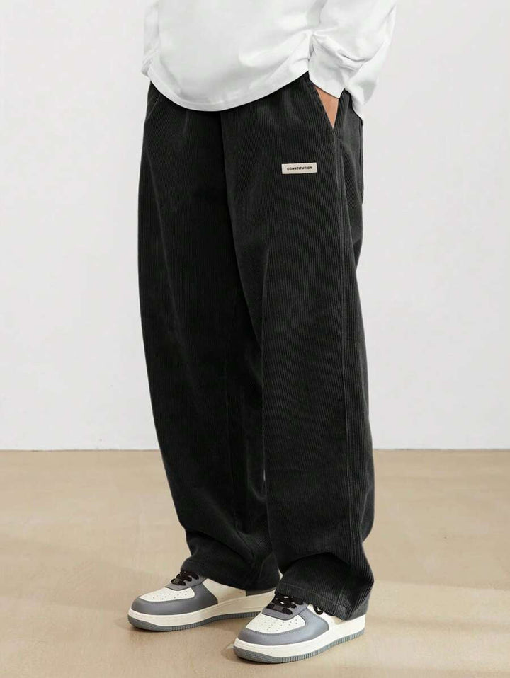 Molly | Stylish Wide Leg Corduroy Trousers Men's Relaxed Fit