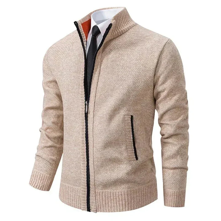 Tilly | Stylish Zip-Up Knit Cardigan For Smart Casual Comfort