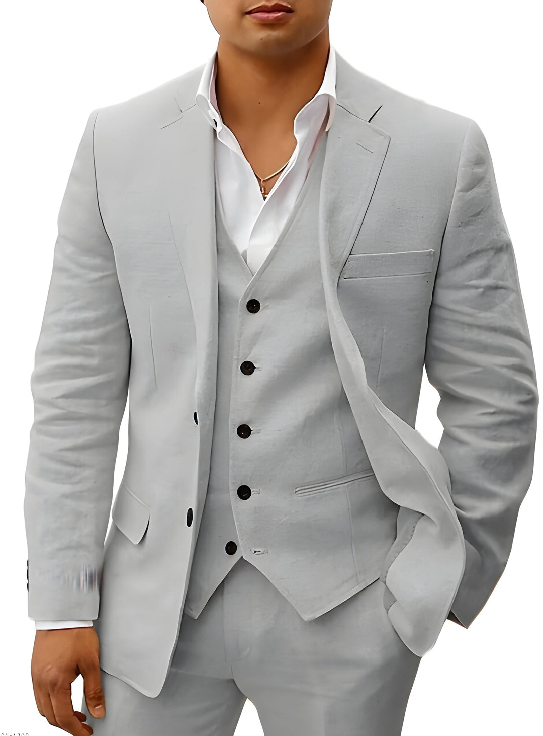 Tillie | Elegant Three-Piece Linen Suit Set