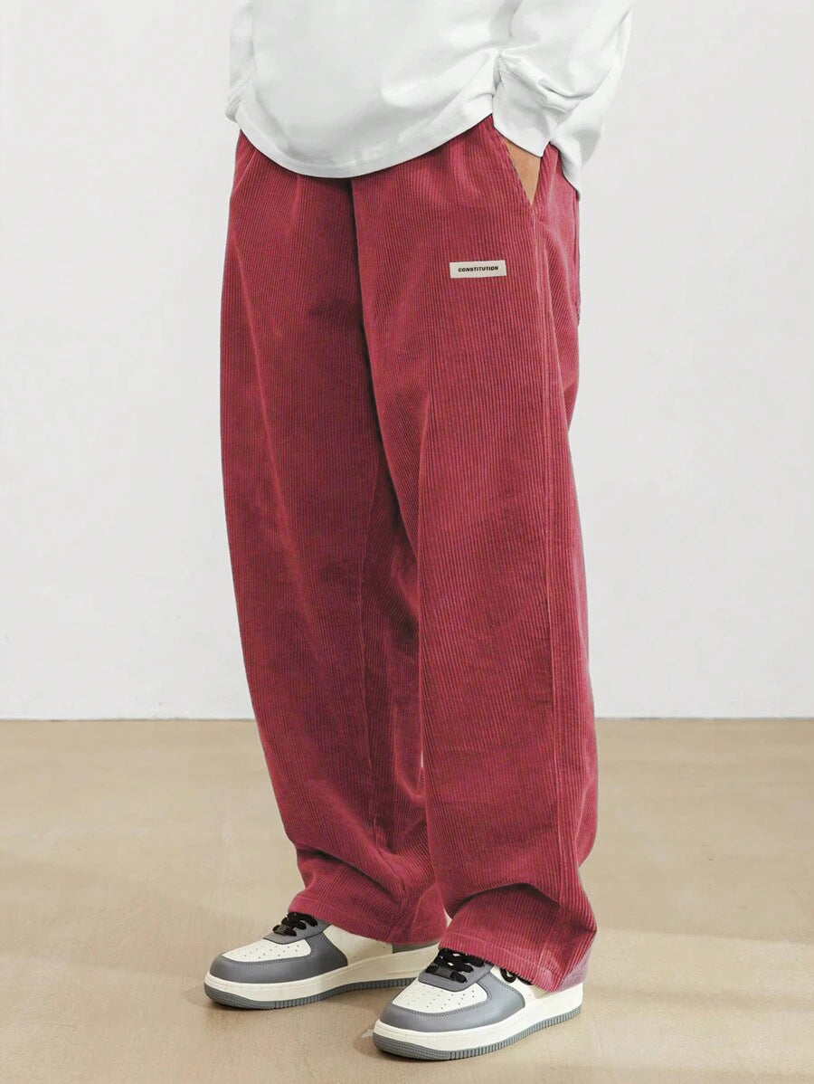 Molly | Stylish Wide Leg Corduroy Trousers Men's Relaxed Fit