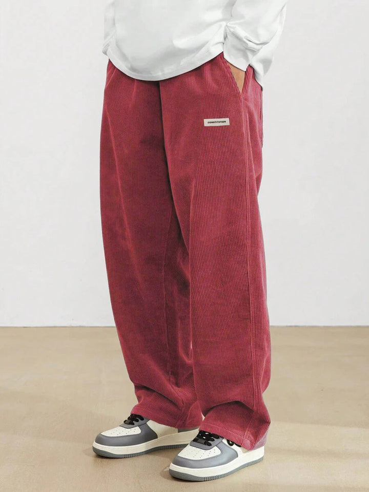 Molly | Stylish Wide Leg Corduroy Trousers Men's Relaxed Fit