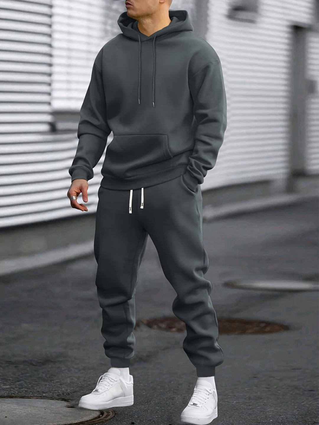 Tillie | Stylish Hooded Tracksuit Set With Drawstring Joggers