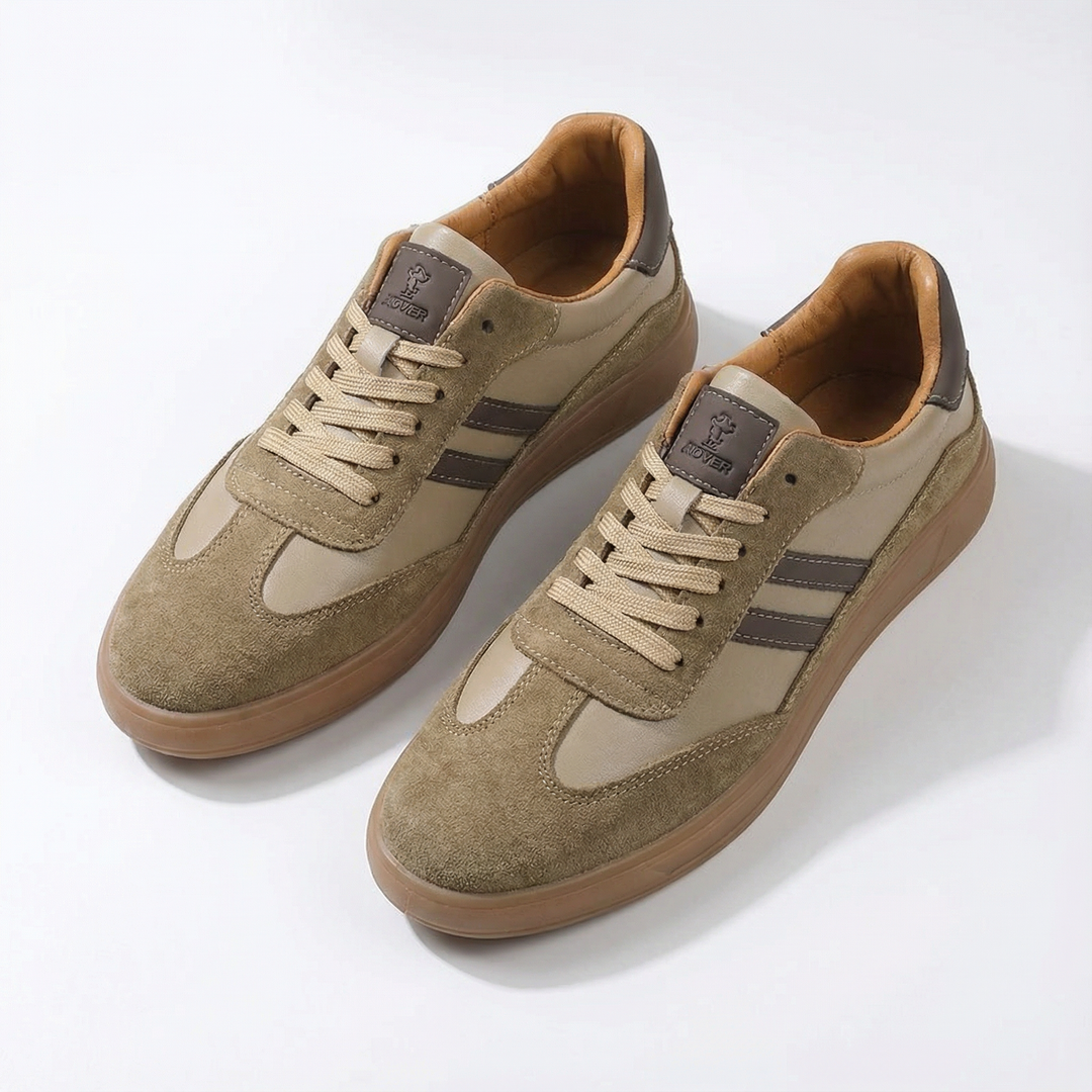 Mason | Stylish Leather And Suede Retro Trainers For Men