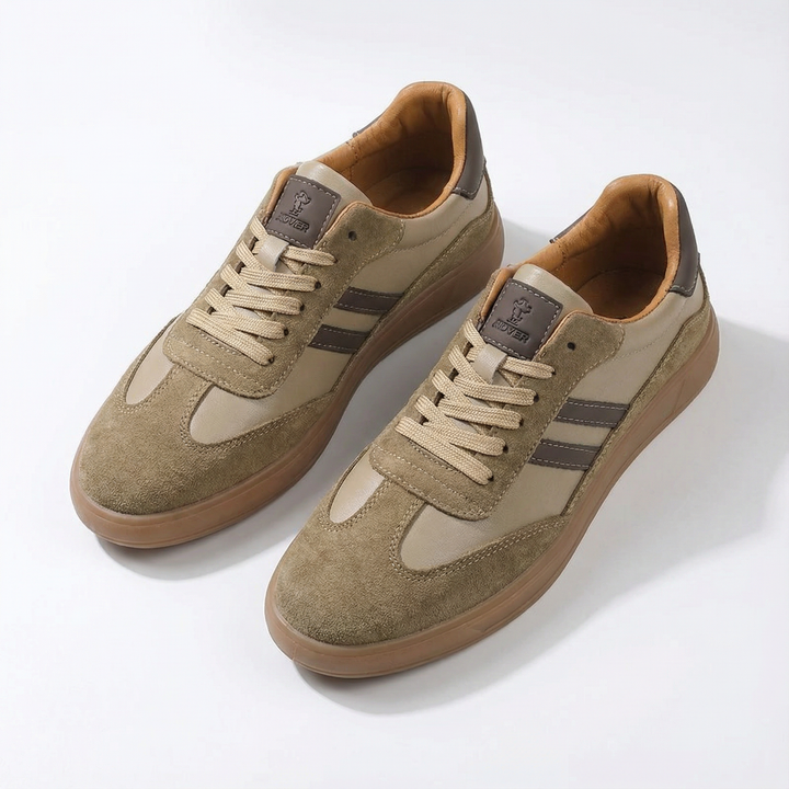 Mason | Stylish Leather And Suede Retro Trainers For Men