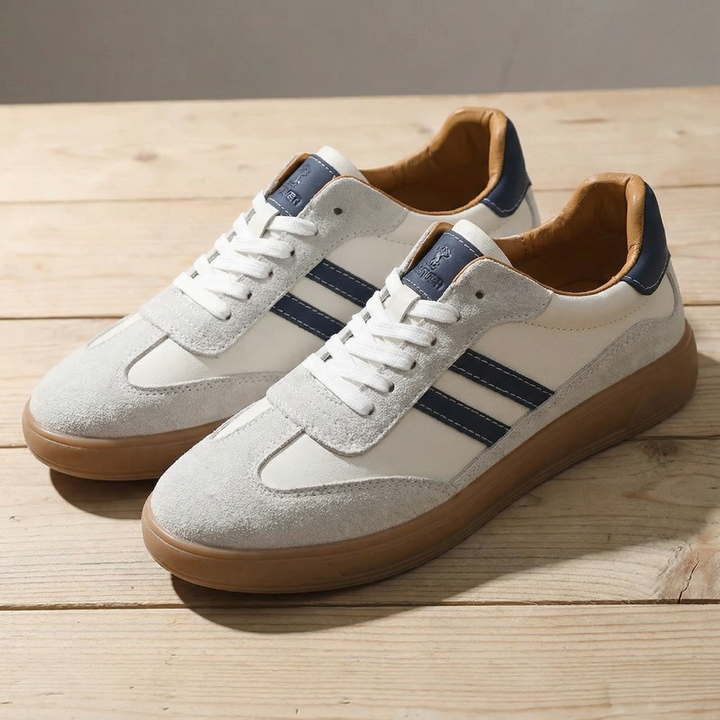 Mason | Stylish Leather And Suede Retro Trainers For Men