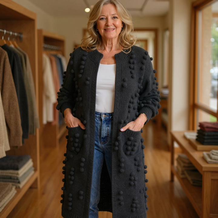 The Evelyn Cardigan™ — Textured Longline