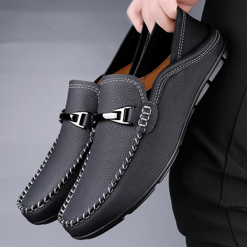 Rosemary | Elegant Genuine Leather Bit Loafers For Men