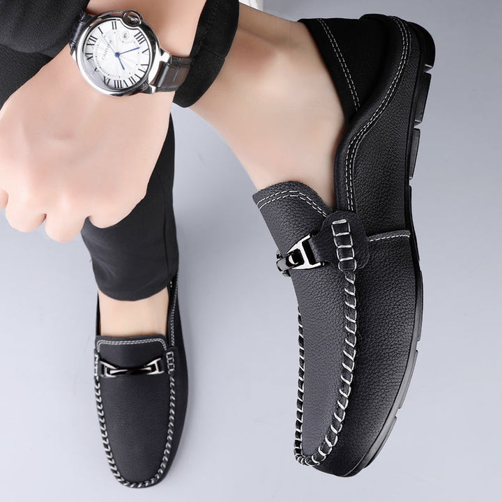 Rosemary | Elegant Genuine Leather Bit Loafers For Men