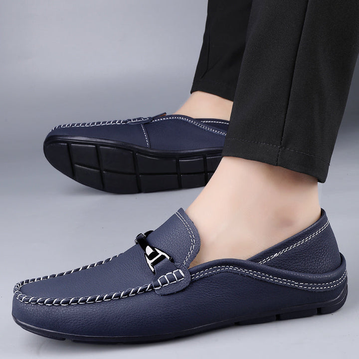 Rosemary | Elegant Genuine Leather Bit Loafers For Men
