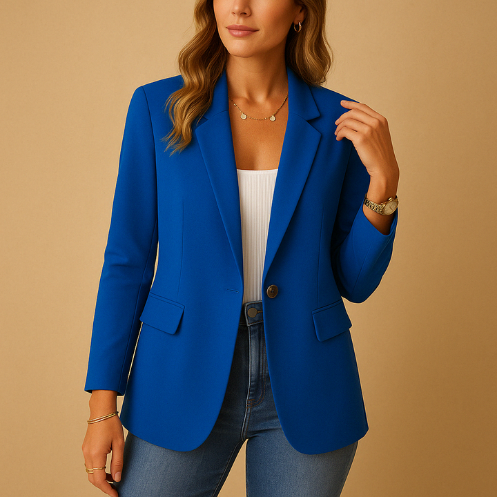 Ava | Elegant Single Button Tailored Blazer