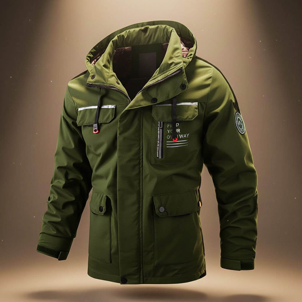Eloise | Hooded Weather-Resistant Winter Jacket Men's