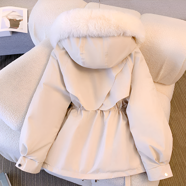 Hannah | Elegant Faux Fur Hooded Puffer Winter Jacket