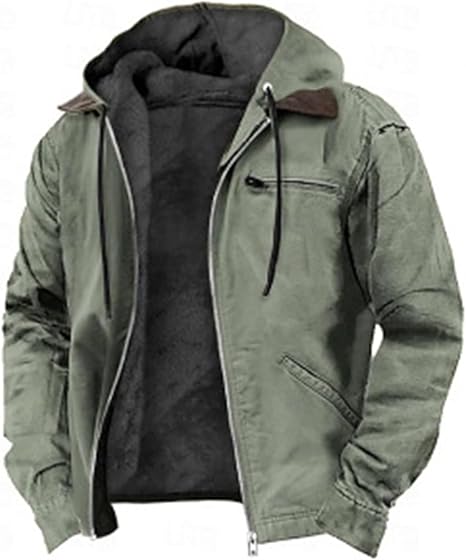 Chloe | Stylish Fleece-Lined Hooded Jacket With Zip Front Detail