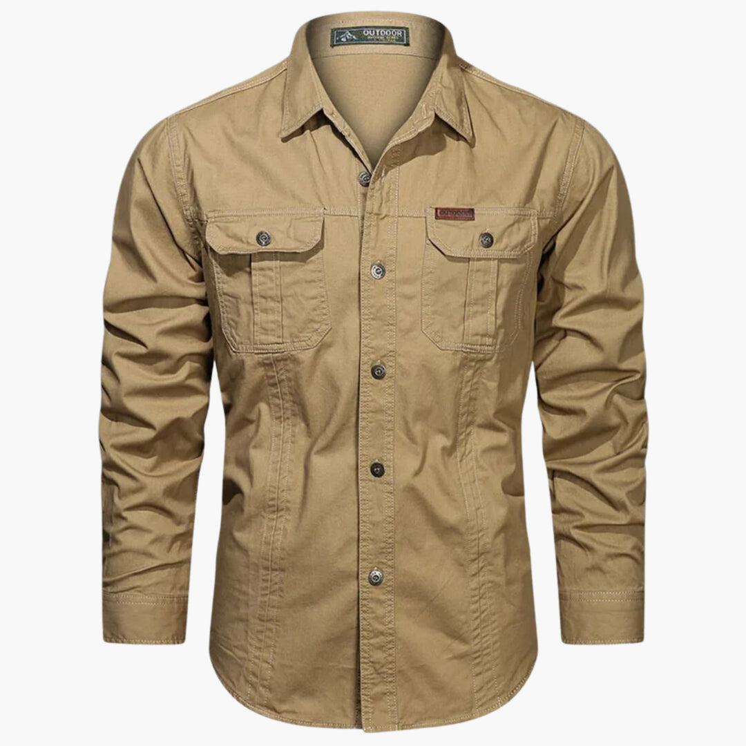 Violet | Stylish Long Sleeve Military Utility Shirt