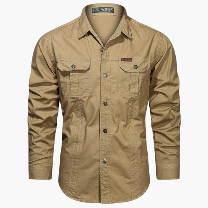 Violet | Stylish Long Sleeve Military Utility Shirt