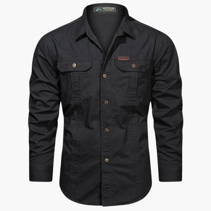 Violet | Stylish Long Sleeve Military Utility Shirt