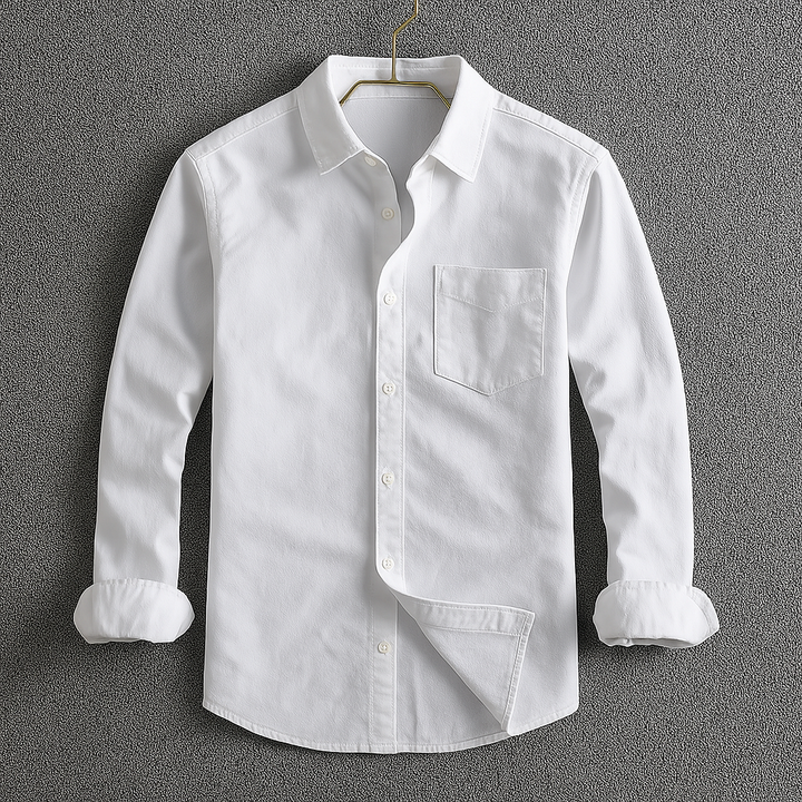 Beckham | Classic Oxford Button-Down Shirt With Turn-Down Collar