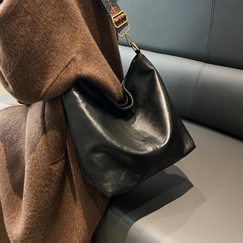 Karen | Elegant Blue Crossbody Bag With Decorative Strap