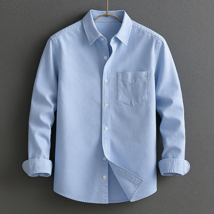 Beckham | Classic Oxford Button-Down Shirt With Turn-Down Collar