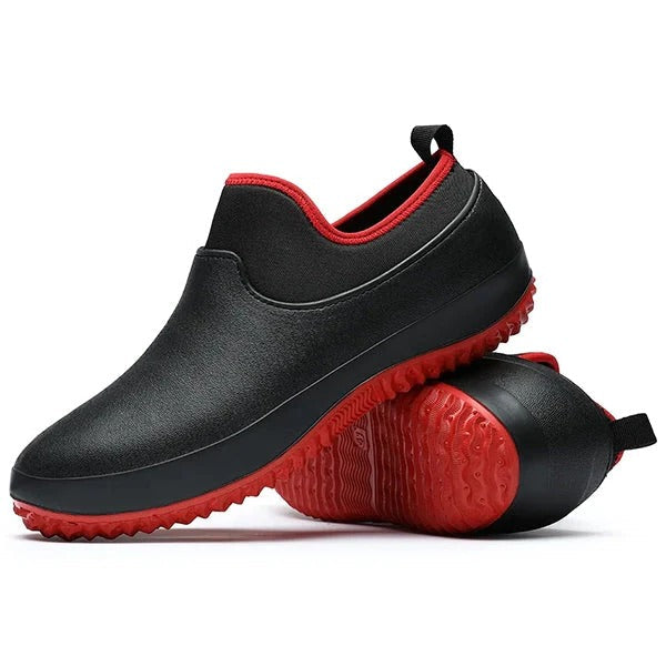 Evy | Sleek Men's Waterproof Slip-On Work Shoes With Non-Slip Sole