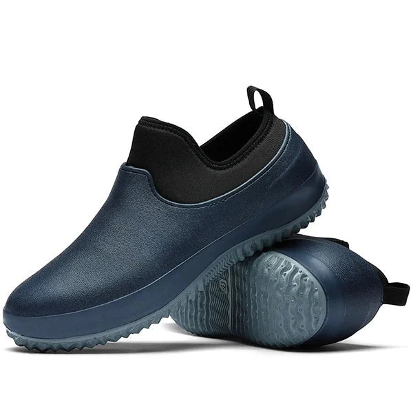 Evy | Sleek Men's Waterproof Slip-On Work Shoes With Non-Slip Sole