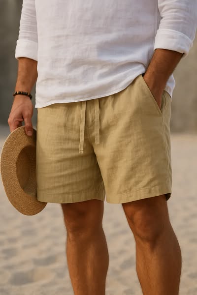 Felix | Casual Cotton Linen Shorts For Men