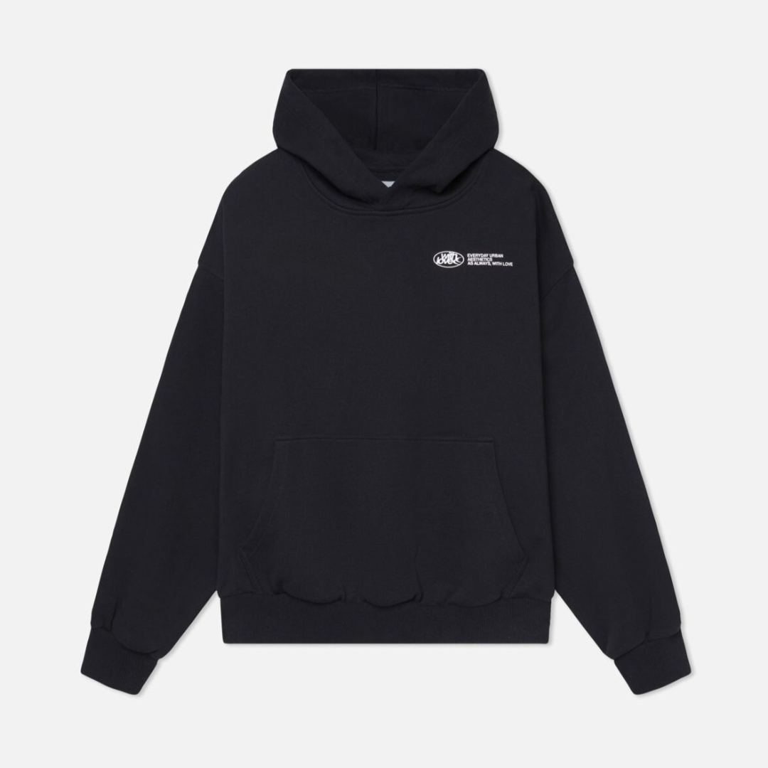 Leah | Stylish Oversized Cropped Hoodie With Statement Print