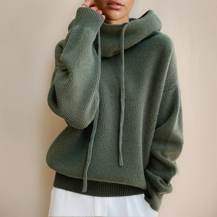 Juniper | Cozy Hooded Knit Sweater Women - Oversized Relaxed Fit